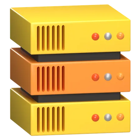 Database Server  3D Icon