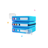 3d database server illustration
