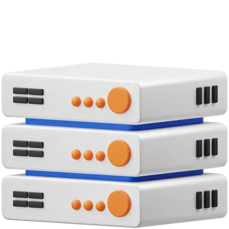 Database Server 3D Icon