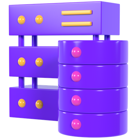 Database Storage  3D Icon