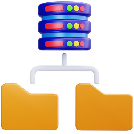 Database Structure  3D Icon