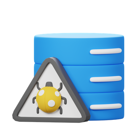 Database Virus  3D Icon