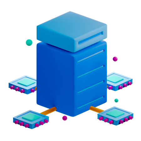 Datacenter  3D Icon