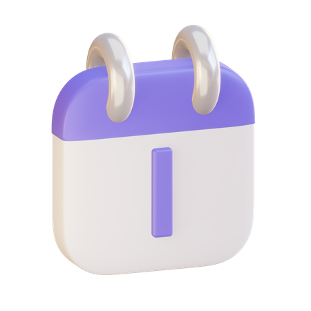 Date 1  3D Icon