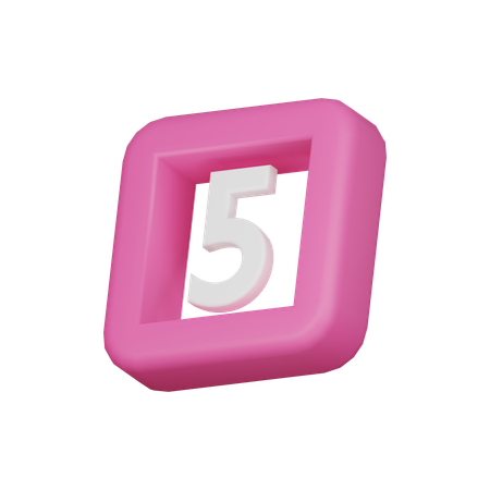 日付  3D Icon