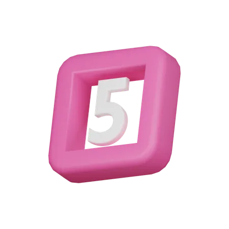 日付  3D Icon