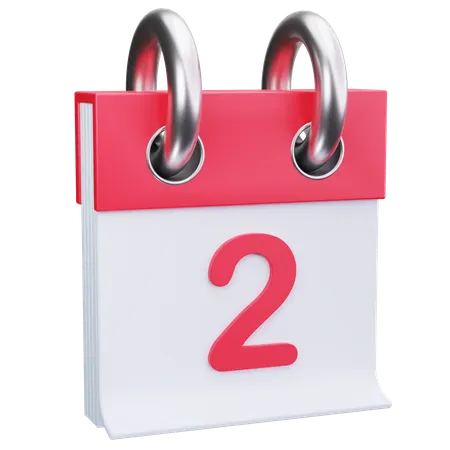 Date 2  3D Icon