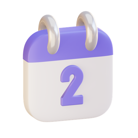 Date 2  3D Icon