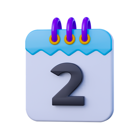 Date 2 3D Icon