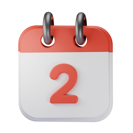 Date 2 3D Icon