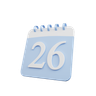 3ds of calendar date 26