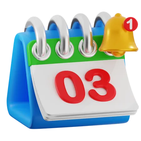 Date 3  3D Icon