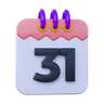 date thirty symbol