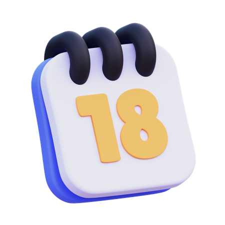 Date  3D Icon