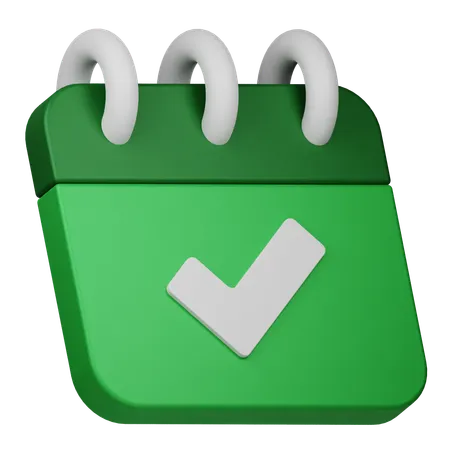 Date  3D Icon