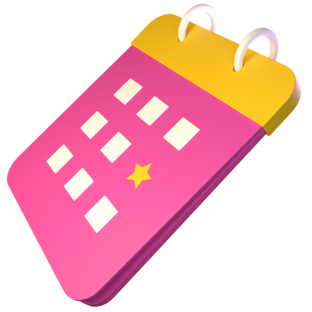 Date  3D Icon