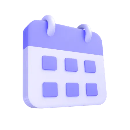 Date  3D Icon