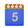 date five 3d logo