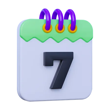 3 D Calendar Date Icon 3D Icon