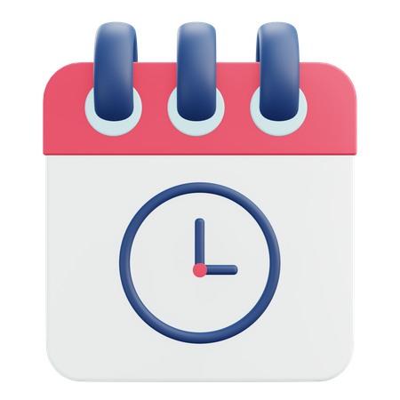 Date And Time  3D Icon