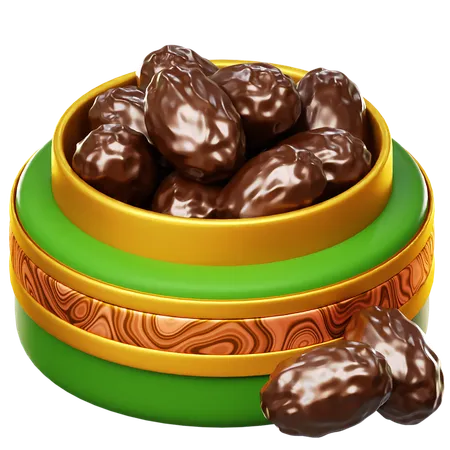 Date Bowl  3D Icon