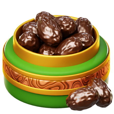 Date Bowl  3D Icon