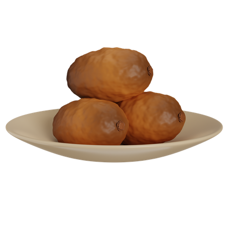 Date de kurma  3D Icon