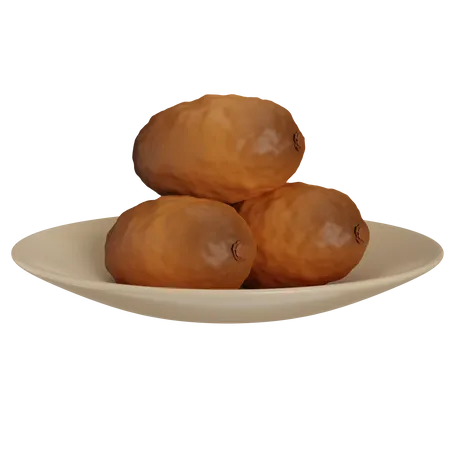 Date de kurma  3D Icon