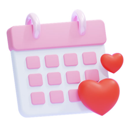 Date de marriage  3D Icon