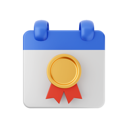 Date de récompense  3D Icon