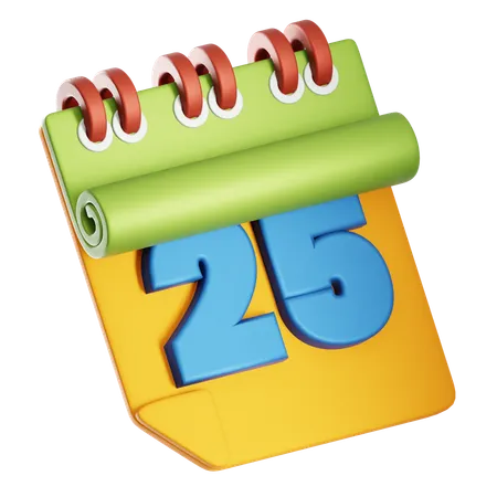 Date de la réunion  3D Icon