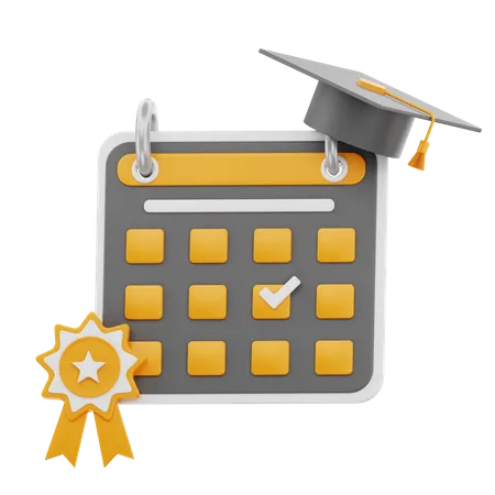 Date d'obtention du diplôme  3D Icon