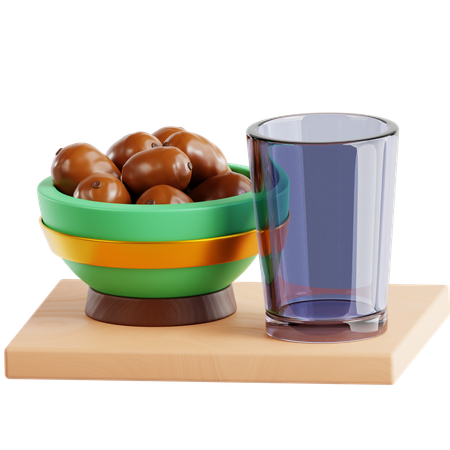 Date Fruit  3D Icon