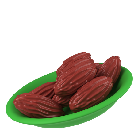 Date Fruit  3D Icon