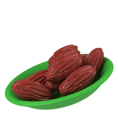 Date Fruit  3D Icon