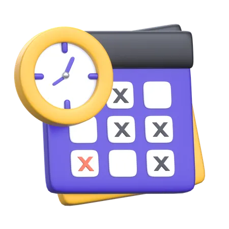 Date limite  3D Icon