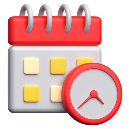 Date limite  3D Icon