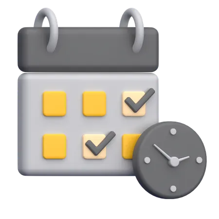 Date limite  3D Icon