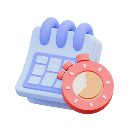 Date limite  3D Icon