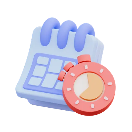 Date limite  3D Icon