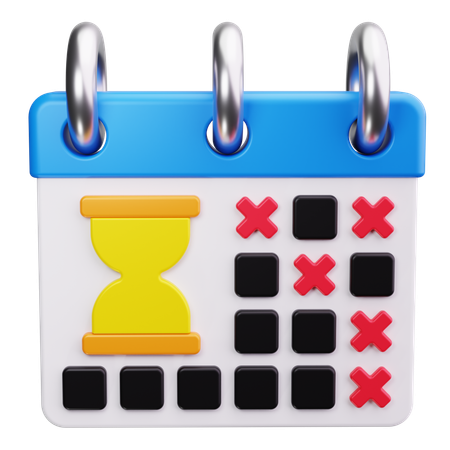 Date limite  3D Icon