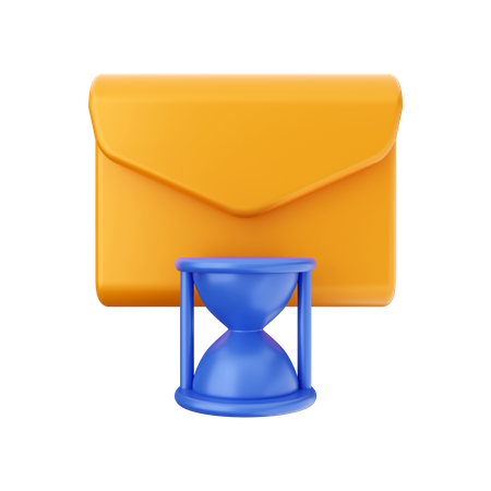 Date limite de courrier  3D Illustration