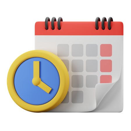 Date limite  3D Icon