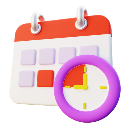 Date limite  3D Icon