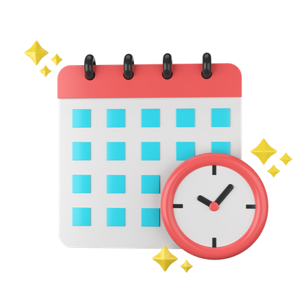 Date limite  3D Icon