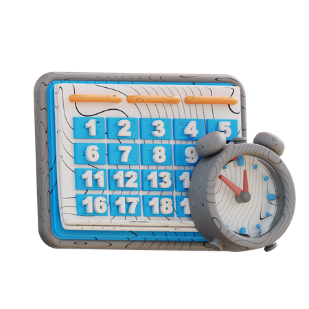 Date limite  3D Icon