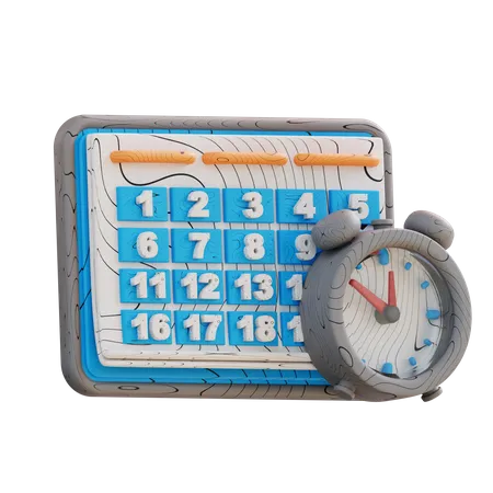 Date limite  3D Icon