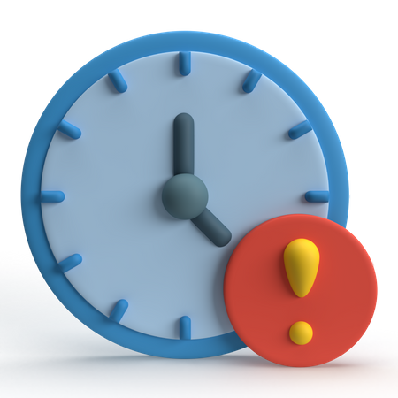 Date limite  3D Icon