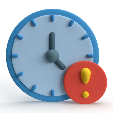 Date limite  3D Icon