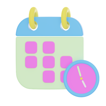 Date limite  3D Icon